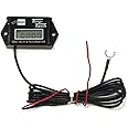 Water Resistant Tiny Tach Digital Hour Meter Tachometer Boat PWC Jet Ski Watercraft