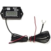 Tiny Tach Digital Hour Meter Tachometer | Water Resistant, Boat, PWC, Jet Ski, Watercraft