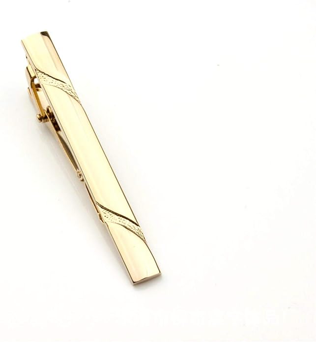 Fermacravatta A Clip Skinny Da Uomo - Elegante E Moderno | Placcato Oro, Rosa O Rodio - Foto 6