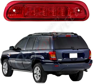 Amazon Com Zmautoparts Led Third 3rd Brake Light Rear Lamp Red Compatible With 1999 2004 Jeep Grand Cherokee Automotive
