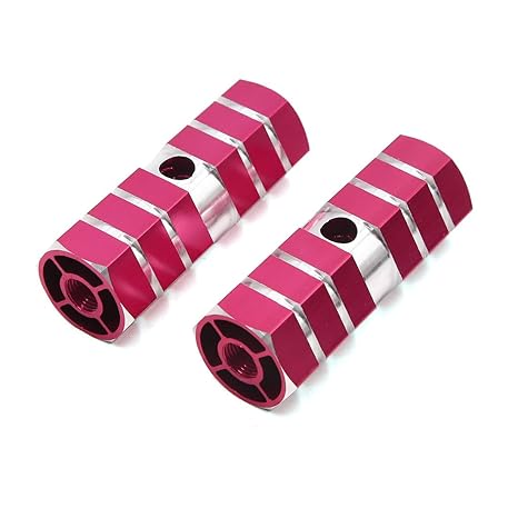 pink bike pegs
