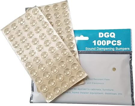 100pcs Cabinet Door Bumpers 1 16