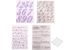 Primst DIY Cookie Cake Stamp Embosser Baking Mould,Letter/Number/Phrase Layering Alphabet Stamps Cake Mould,Cake Decorating T