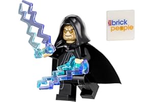 LEGO Star Wars: Emperor Palpatine Minifigure with Force Bolts and Bonus Tile (Figure 1.7 inches Tall)