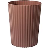 JiatuA Small Trash Can Plastic Wastebasket Round