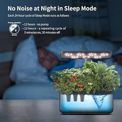 Buy Hydroponics Growing System Indoor Herb Garden Starter Kit With Led Grow Light Smart Garden Planter For Home Kitchen Automatic Timer Germination Kit Height Adjustable 7 Pods Online In Vietnam B08418trv1