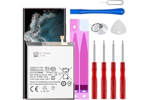 Soseieiu Galaxy S22 Ultra Battery,2025 New Upgraded 5500 mAh EB-BS908ABY Battery for Samsung Galaxy S22 Ultra 5G SM-S908U with Repair Tool Kits