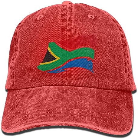 NZWJW85 2018 Adult Fashion Cotton Denim Baseball Cap South African Flag Classic Dad Hat Adjustable Plain Cap