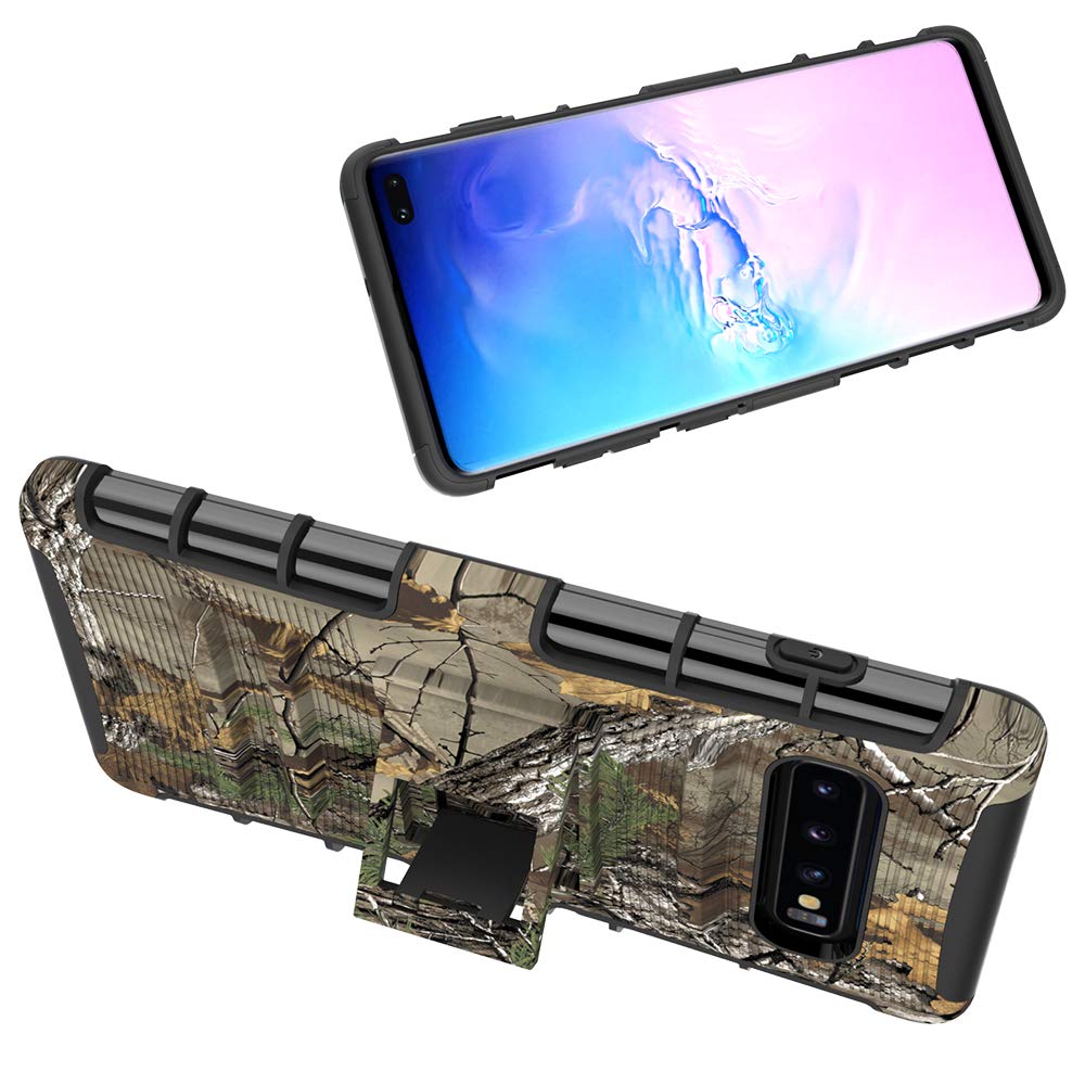 Samsung S10e Case, Shockproof Heavy Duty Rugged Locking Swivel Holster Belt Clip Kickstand Magnetic Full Body Hard Armor Protective Shell Phone Cover Case for Samsung Galaxy S10e