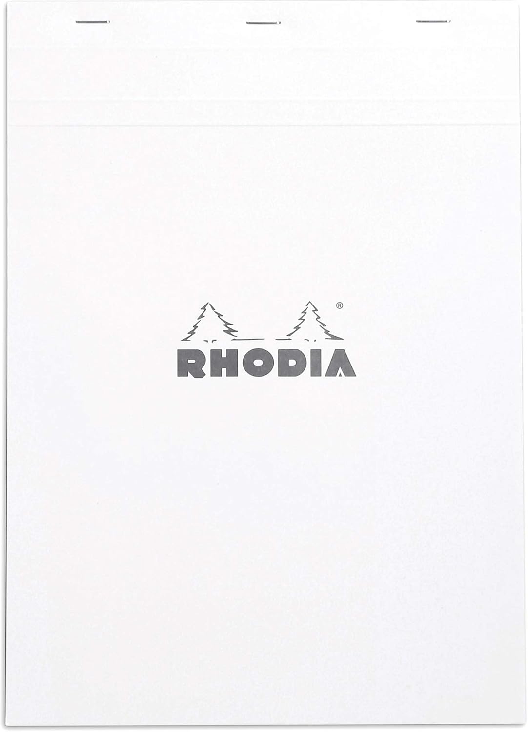 RHODIA 16601C, Stapled Notepad N°16 White, A5, Lined, 80 Detachable Sheets, White Clairefontaine Paper 80 g/m, Soft