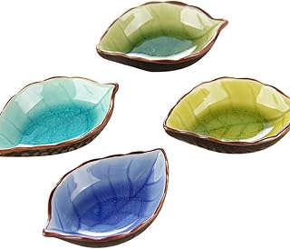 UPKOCH 4pcs Dipschale Snackschale Schälchen Dessert Schale Mini Dessert Schälchen Set Porzellan Dessert Dip-Schale Vorspeise Teller