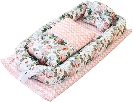 Amazon Seogva ベビーベッド 赤ちゃん 添い寝ベッド ベッドインベッド 寝返り防止 クッション 持ち運び 薔薇 乳幼児用ベッド ベビー マタニティ 通販 Amazon Seogva ベビーベッド 赤ちゃん 添い寝ベッド ベッドインベッド 寝返り防止 クッション 持ち運び 薔薇 乳幼児用ベッド ベビー マタニティ 通販