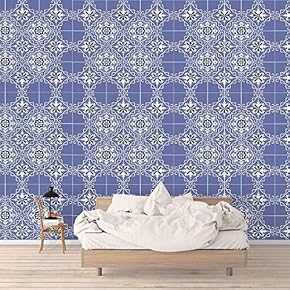 Wall Mural Beautiful Pattern of Mosaic Removable Self-Adhesive Large Wallpaper - 66x96 inches