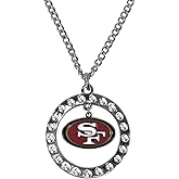Siskiyou Sports NFL unisex-adult Rhinestone Hoop Necklaces