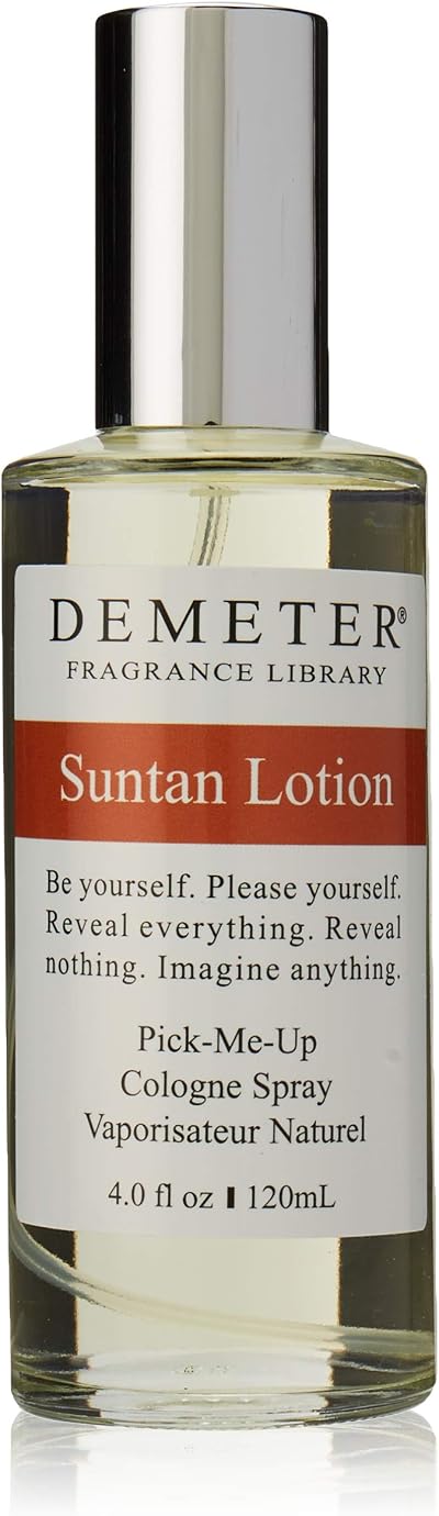 Demeter Suntan Lotion 2016 Woody Floral Musk Fragrance Cedar Vetiver Rose Musk