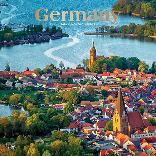 Germany 2020 12 x 12 Inch Monthly Square Wall Calendar with Foil Stamped Cover, Scenic Travel Europe by 