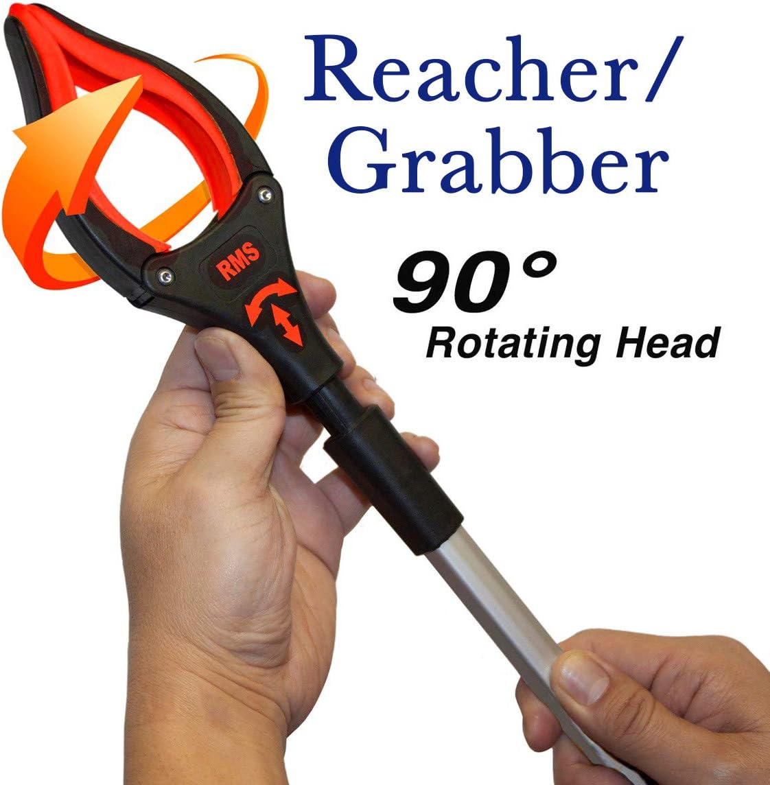 RMS 26" Handi Grip Reacher (Red): Health & Personal Care
