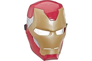 Marvel Avengers Iron Man Mask with Luminous Lifting Effects, Superhero Toy for Costume and Role Play, Gift for Boys and Girls Age 5 and Up