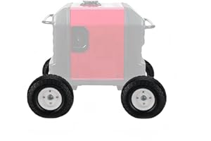 All Terrain Solid Never Flat Tires Wheel Kit 06423-ZS9-020AH 06423ZS9020AH Replacement for Honda Generator EU3000is Professional Grade Construction Mixizap