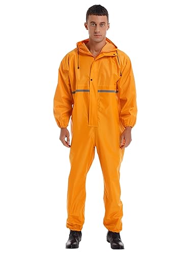 ranrann Motorcycle Rain Suit for Men Women One Piece Waterproof