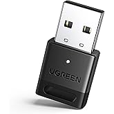 UGREEN Adapter Bluetooth 5.4 Dongle for PC, USB Bluetooth Stick for Mouse, Keyboard, Headphones, Mobile Phone, Controller, fo