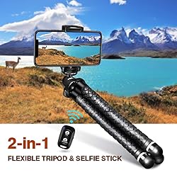 UBeesize Flexible Cell Phone Tripod, Mini Travel