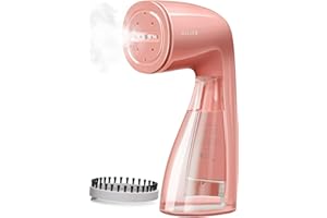 HiLIFE Steamer for Clothes, 1100W Clothes Steamer, Fast Wrinkle Removal with Large 300ml Tank, Ideal for All Fabrics, Easy to Use, Compact and Portable Travel Garment Steamer