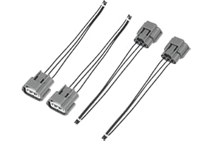 VekAuto 4pcs Ignition Coil Connectors Plug Wiring Harness Pigtail Wiring 3 Wire Female for Nissan Altima Sentra for Suzuki J4