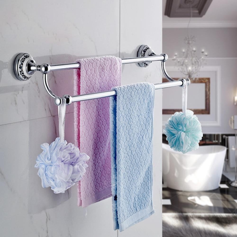 SSBY European retro bathroom blue and white porcelain towel