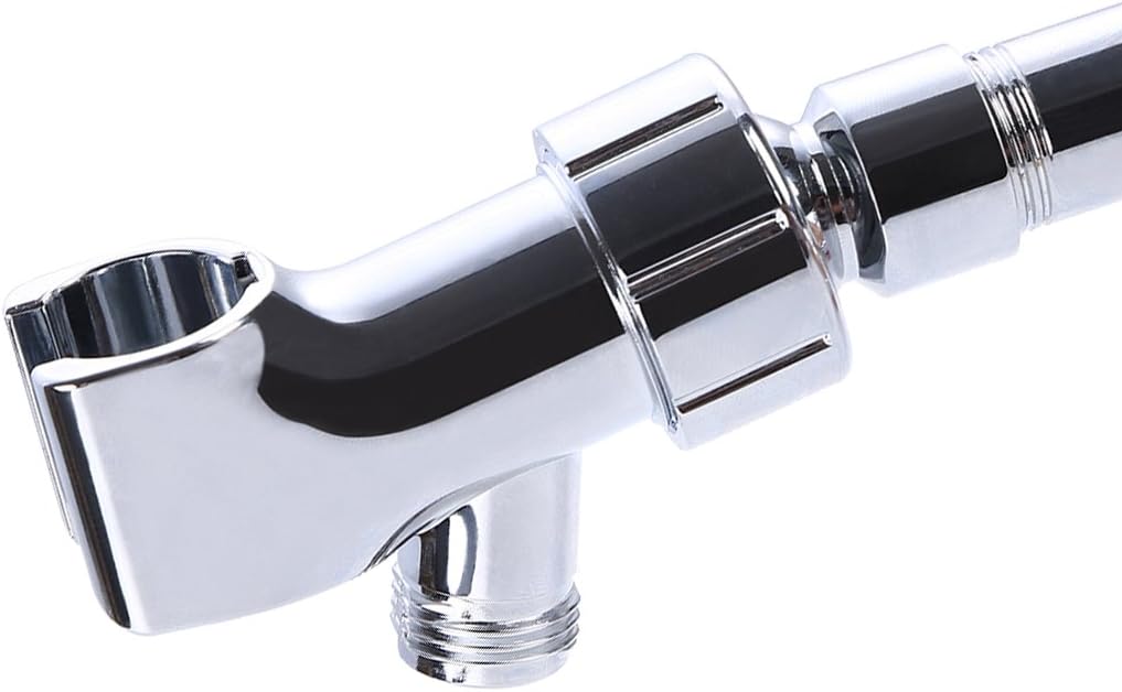 Hoobest Adjustable Hand Shower Arm Mount with Brass Swivel Ball