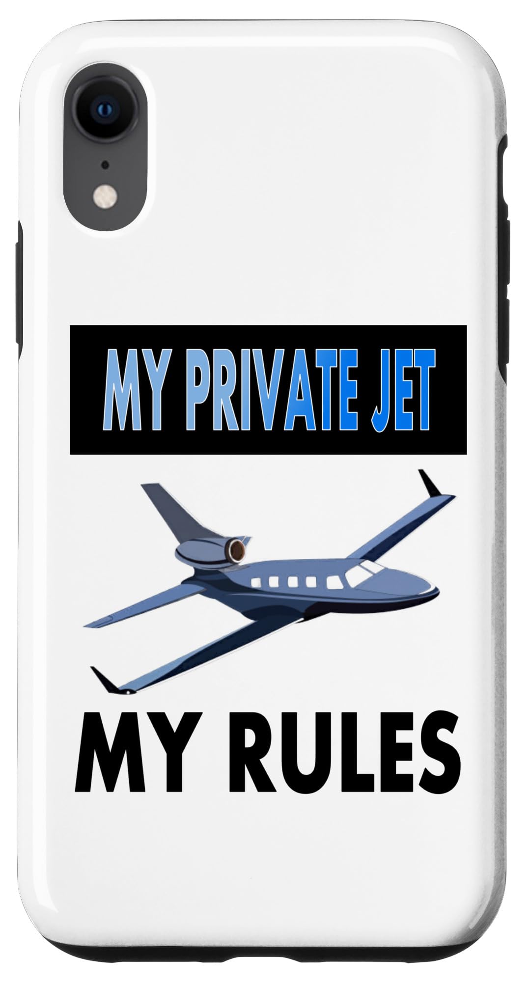 iPhone XR Privatjet Buy T-Shirt Private Jet Pilot Saying Gift Idea Case