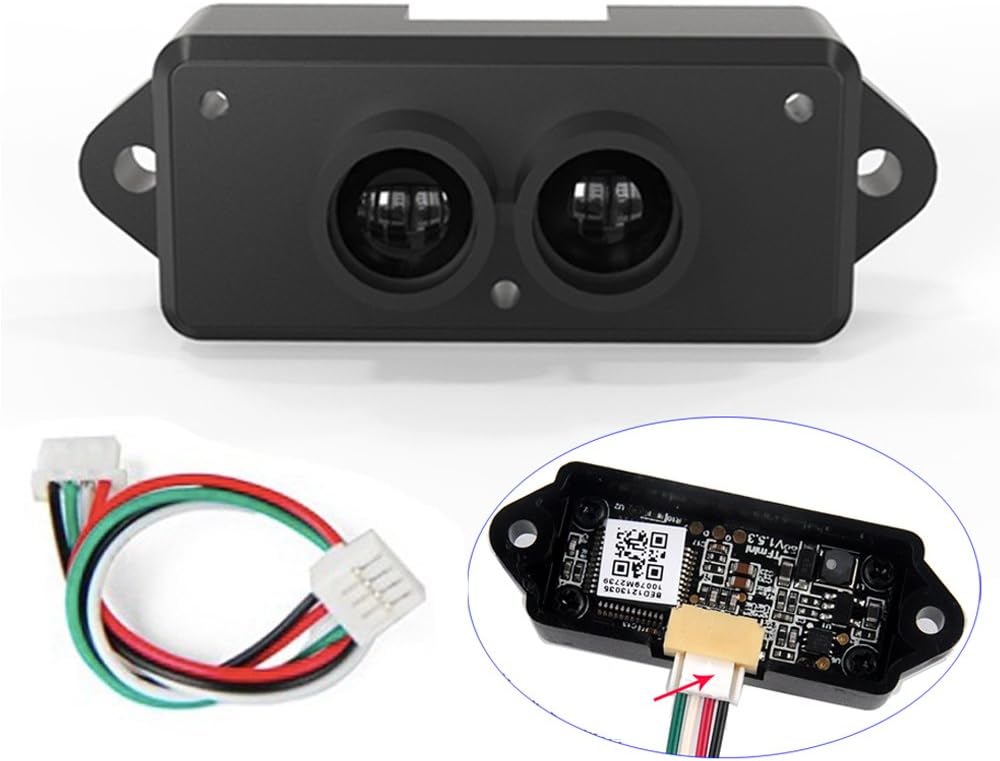 UNIKEL Lidar Range Finder Sensor Module Single-Point TFmini Micro Ranging Module Lidar Detectors with Cable for Arduino Raspberry Pi Pixhawk