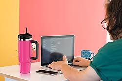 YOUEXPERT 30oz Tumbler with Handle, 30 oz Tumbler