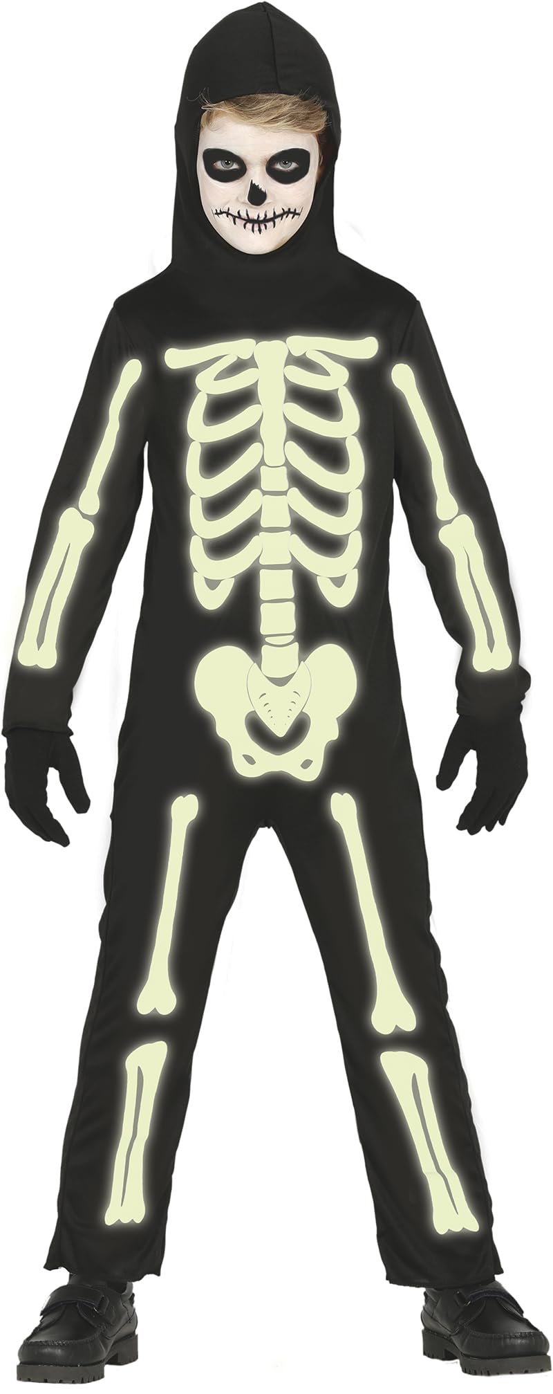 FIESTAS GUIRCA Boys Phosphorescent Skeleton Costume