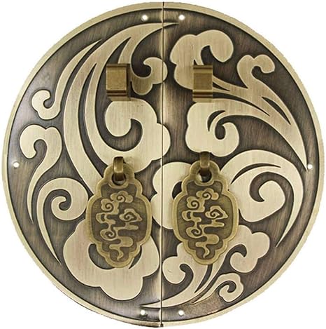 Tirador retro, Knocker de cobre clásico Armario retro montado en la