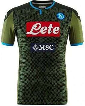 Amazon アウェイタイから19年のナポリサッカーユニフォームではホームと 大人子供の半袖 Tシャツ Yhdq ユニフォーム