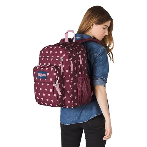 JanSport Big Student Backpack - Russet Red Bleeding Hearts - Oversized in  Kenya | Whizz Casual Daypacks