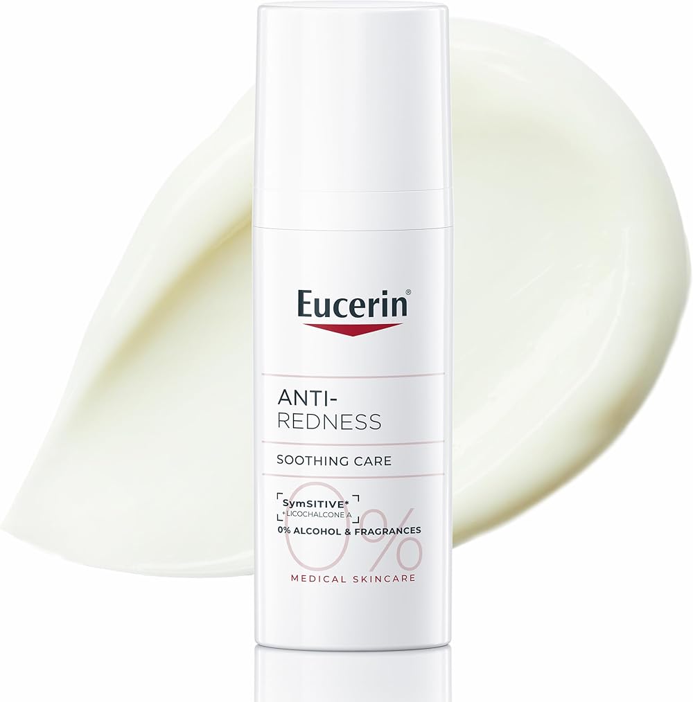 Eucerin AntiRedness Soothing Care Cream 50ml Face Moisturiser for Redness-Prone