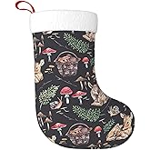 FFCrying Deer and Mushroom Christmas Ornaments for Decor Christmas Tree Christmas Stockings Xmas Fireplace Hanging Stockings