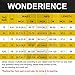 Wonderience Sauna Pants for Women High Waist Neoprene Sweat Leggings Slimming Pants with Pocket for Workout(Black,XX-Large)