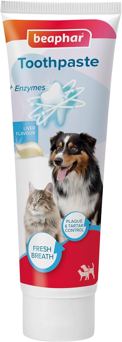 Beaphar Liver Flavour Toothpaste with Enzymes for Cats & Dogs 100g