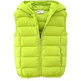 [ハイハート] ダウンベスト キッズ ベスト 子供用 ライトダウンベスト ライトダウン 軽量 防寒 フード付き