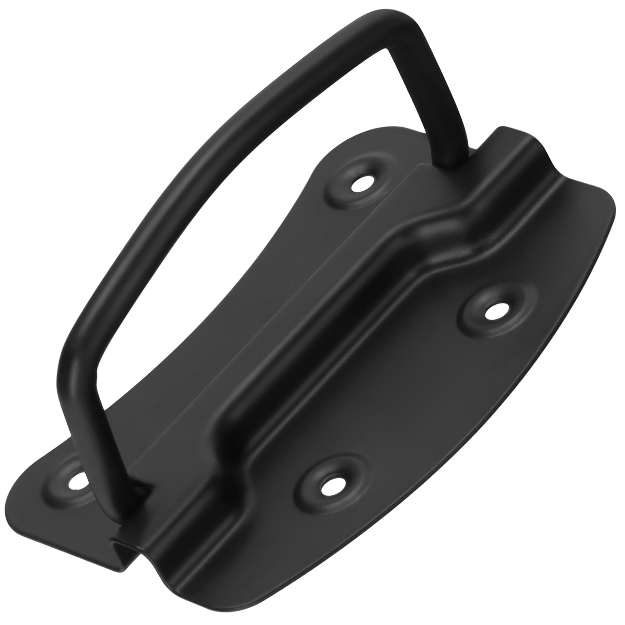 KOTARBAU® Box Handle 110 x 85 mm Inlet Box Handle Furniture Handle Box Handle Chest Handle Black Folding Handle Carry Handle