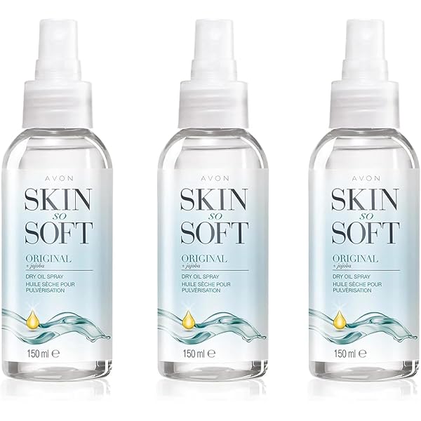 Avon Skin So Soft Dry Ölspray – 2x 250 Ml, Mit Jojobaöl & Vitamin E, Für Weiche, Gepflegte Haut