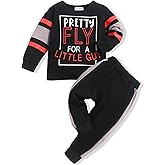 Menglang Toddler Boy Clothes Long Sleeve Pullover Sweatshirt Top Jogger Pant Sets 2 Piece Outfits Fall Winter Baby Boys