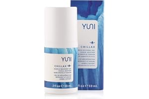 YUNI BEAUTY YUNI Chillax Beauty Muscle Recovery Gel (2oz) Arnica Roll On - Post-Workout Relief, Relieve Tension, Sore Muscle Relief for Back, Neck, Hands, Feet & Nerves- Plant-Based, Vegan, Paraben-Free