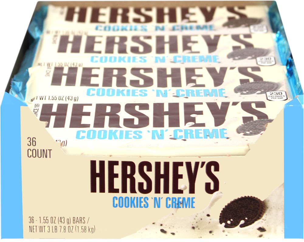 Hershey's Cookies 'N' Cream Bars 36CT Grocery & Gourmet Food