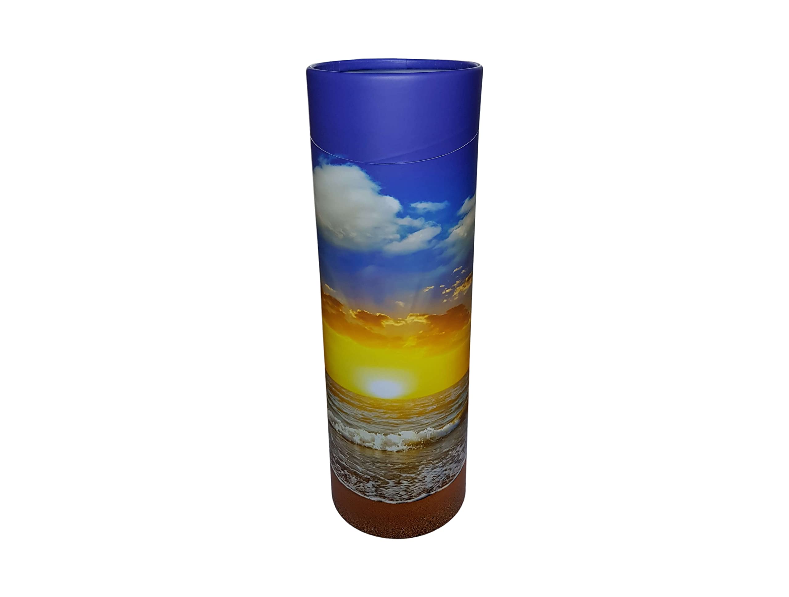 ScatterPod Sunset Ocean Round Adult Scattering Cremation Urn