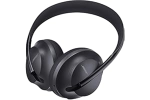 Bose Headphones 700, Noise Cancelling Bluetooth Over-Ear Wireless Headphones with Built-In Microphone for Clear Calls and Alexa Voice Control, Black