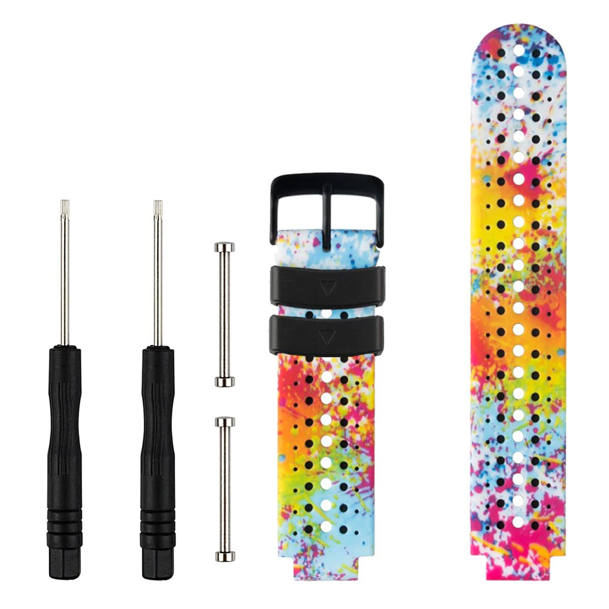 honecumi Replacement for Garmin Forerunner 735XT Watch, Bands for Forerunner 220/230/235/620/630 and Approach S20 S5 S6